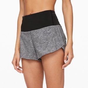 Lululemon Gray Speed Up shorts!